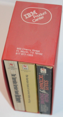 IBM Product Center Issued 1981 English Grammar Book Set Of 3 in Original Case PB