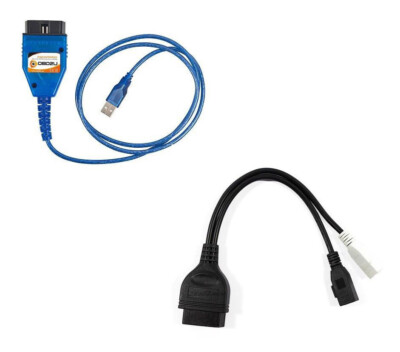 KKL USB OBD Diagnose Gerät Adapter + 2x2 Scanner Löschen