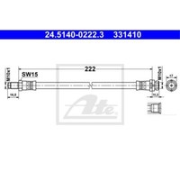 ATE Bremsschlauch Hinten FüR Ford Transit Bus Tourneo Kasten 24.5140-0222.3