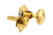 NEW Gotoh SEP700 Open Gear Slot Head 3X3 Tuning Keys, Scalloped Buttons - GOLD
