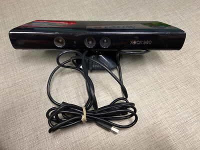 Genuine Microsoft XBOX 360 Kinect Sensor Bar Model 1414 Black Authentic Tested 