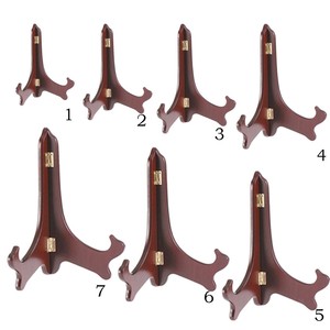 4 14 Folding Wooden Plate Display Stand Easel Holder Photo Pedestal Easels Ebay ebay