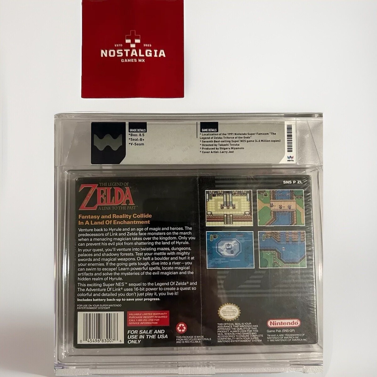 The Legend of Zelda A Link to the Past WATA 8.5 | Sealed