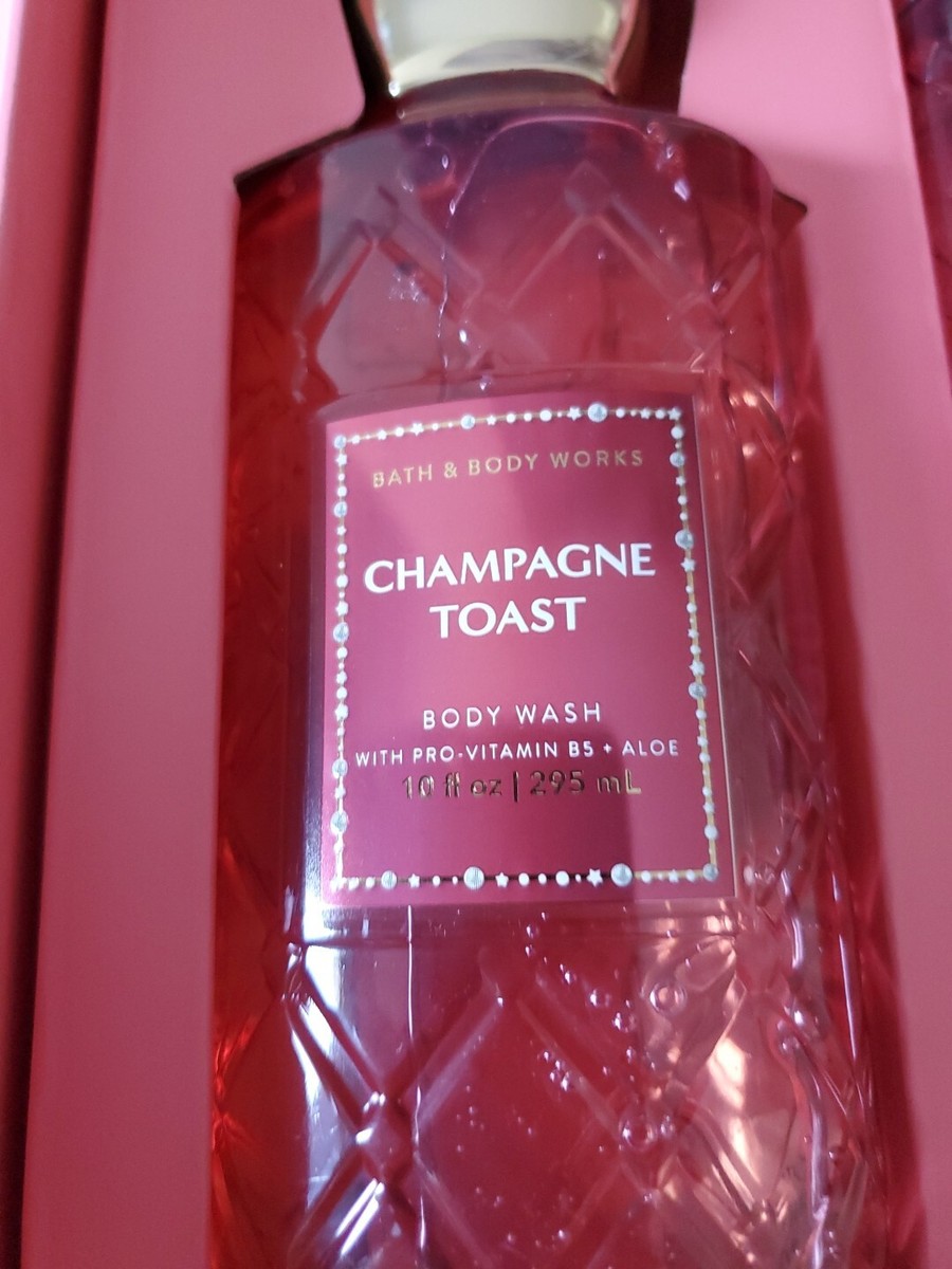 Bath & Body CHAMPAGNE TOAST 3Pc CELEBRATING YOU Gift Box Set