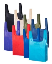 Reusable Shopping Bags| Foldable Large shopping tote folds in to Small pouch