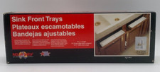 Rev-A-Shelf Sink White Front Trays with Hardware 14" Length Kit 6572-11W-5