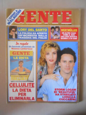 GENTE 17 1991 Lorella Cuccarini Lory Del Santo Joanna Johnson Simona Tagli [M30]