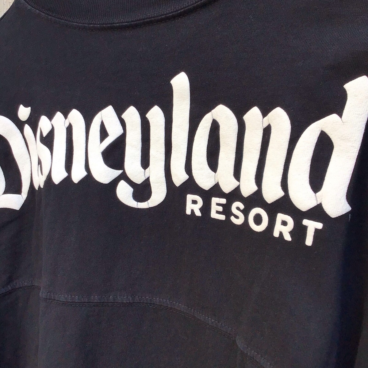 Disneyland Resort 長袖Tシャツ Disney Disneyland Resort black long sleeve spirit jersey t