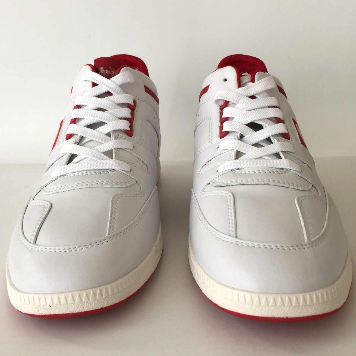 COACH Mid Top Sneaker, Leather Upper, Mens 12D CI082 Optic  display picture 1