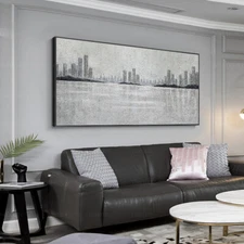 Hand Painted Oil Painting Nordic Style Paintings Living Room Wall Decoration