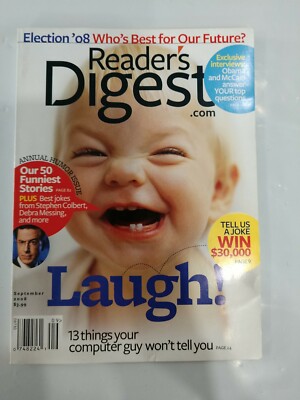 Readers Digest September 2008 Laugh