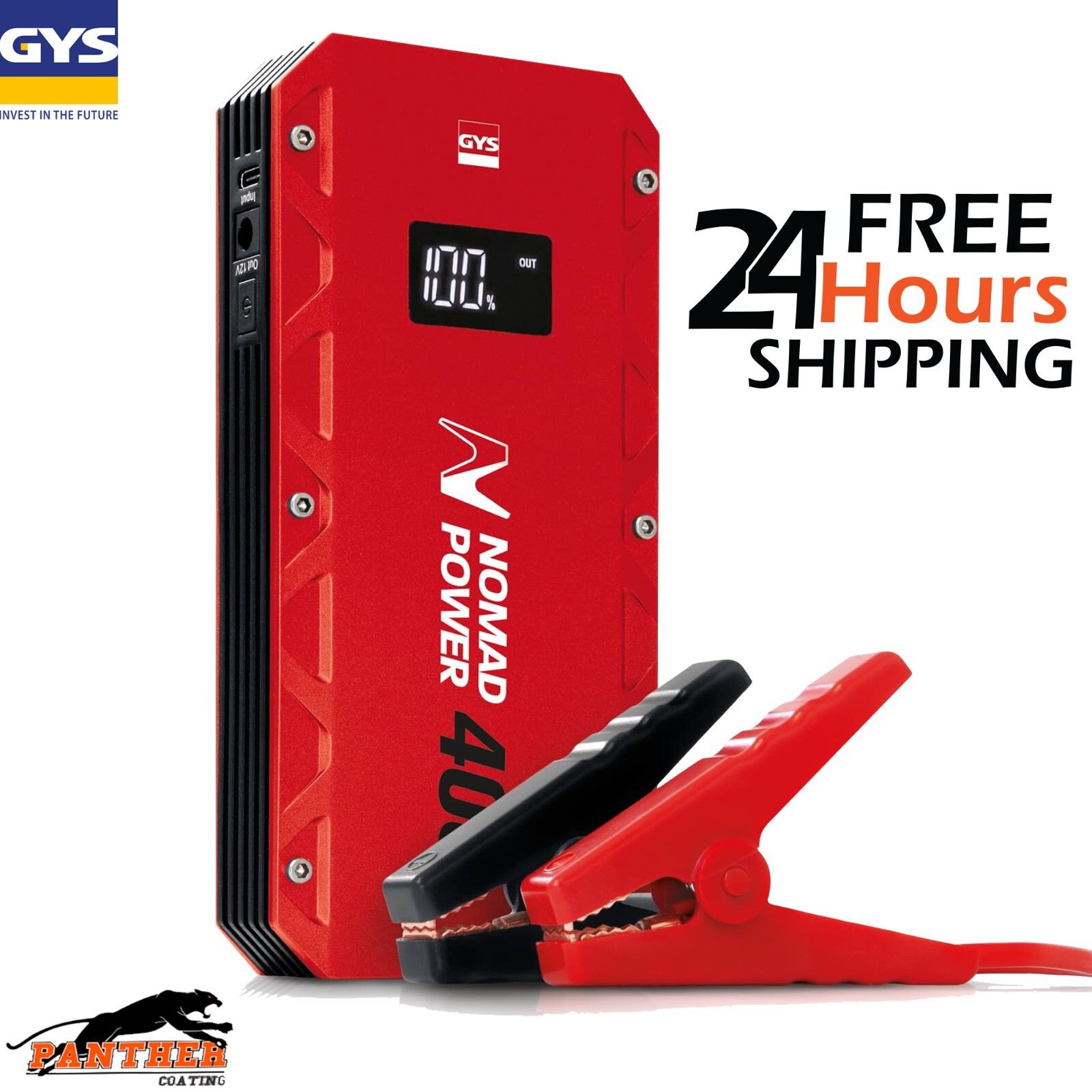 GYS 025882 Nomad Power 400 Lithium Car Jump Starter Booster 12V