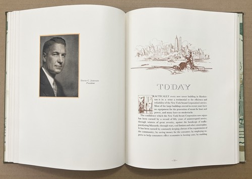 1932 New York Steam Co 50 Years of New York Steam Service Illustrated Hardcover - Picture 8 of 19