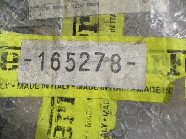 Ferrari F50 - LH Rear Brake Disc (NEW) - P/N 165278