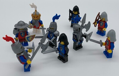 Lego Minifiguren Lion Knight (Löwenritter), Black Falcon (Falcon Ritter), Neu