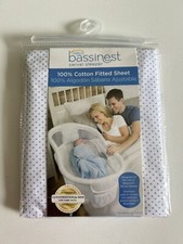 Halo BassiNest Fitted Sheet Polka Dots Print 100 Cotton