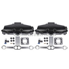 2x Marine Exhaust Manifold 18-1953-2 For Mcmmie Gm V8 305 350 377 Cid 1983-2002 2x Marine Exhaust Manifold 18-1953-2 For Mcmmie Gm V8 305 350 377 Cid 1983-2002