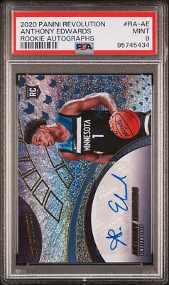 2020 Revolution Anthony Edwards Horizontal Rookie Auto PSA 9 | eBay