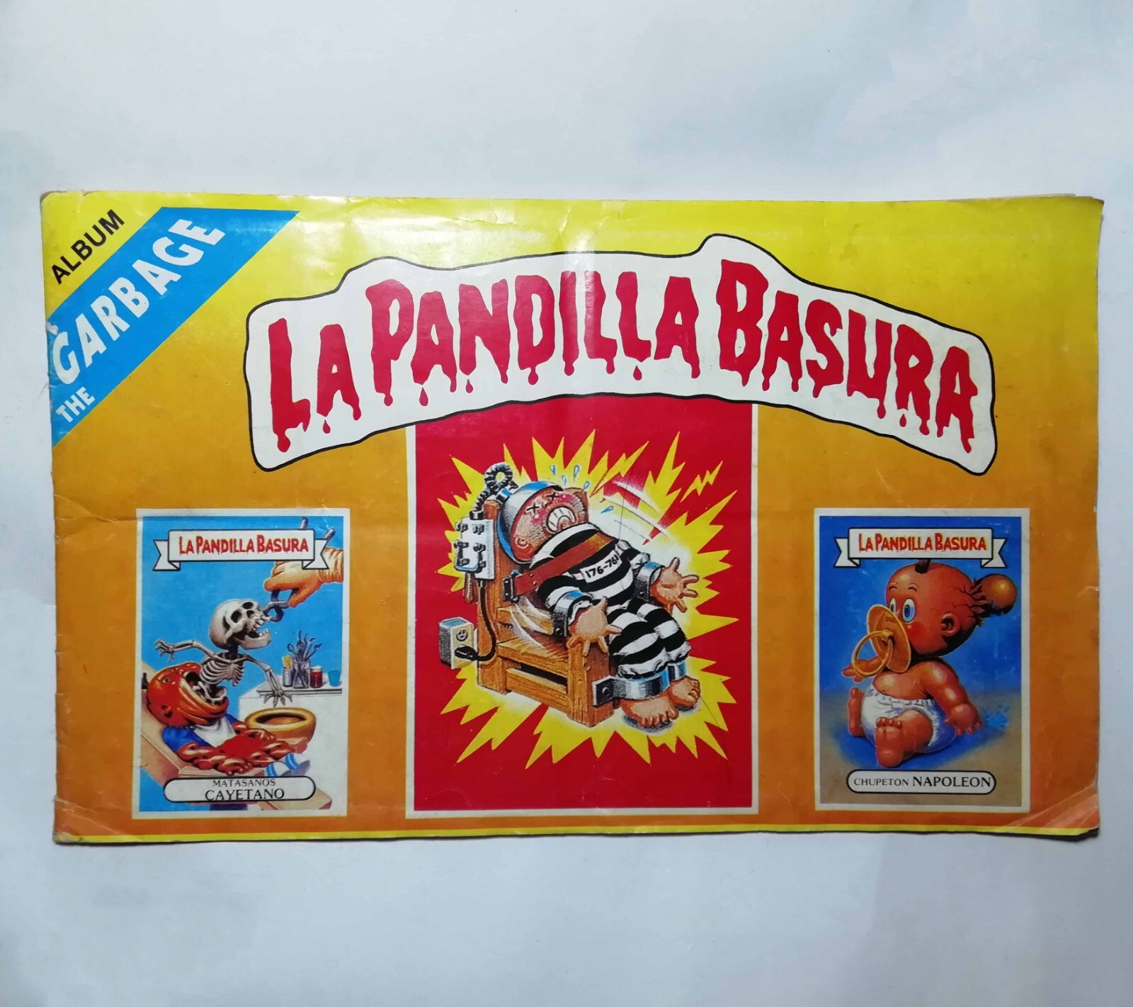 GARBAGE PAIL KIDS Album PERU LA PANDILLA BASURA Original Vintage RARE No Reprint