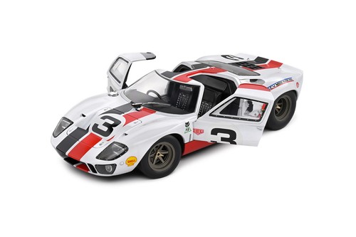 Solido 1:18 Ford GT40 MK.1 Eric Dean Design Bianco 2015 - Foto 7 di 8