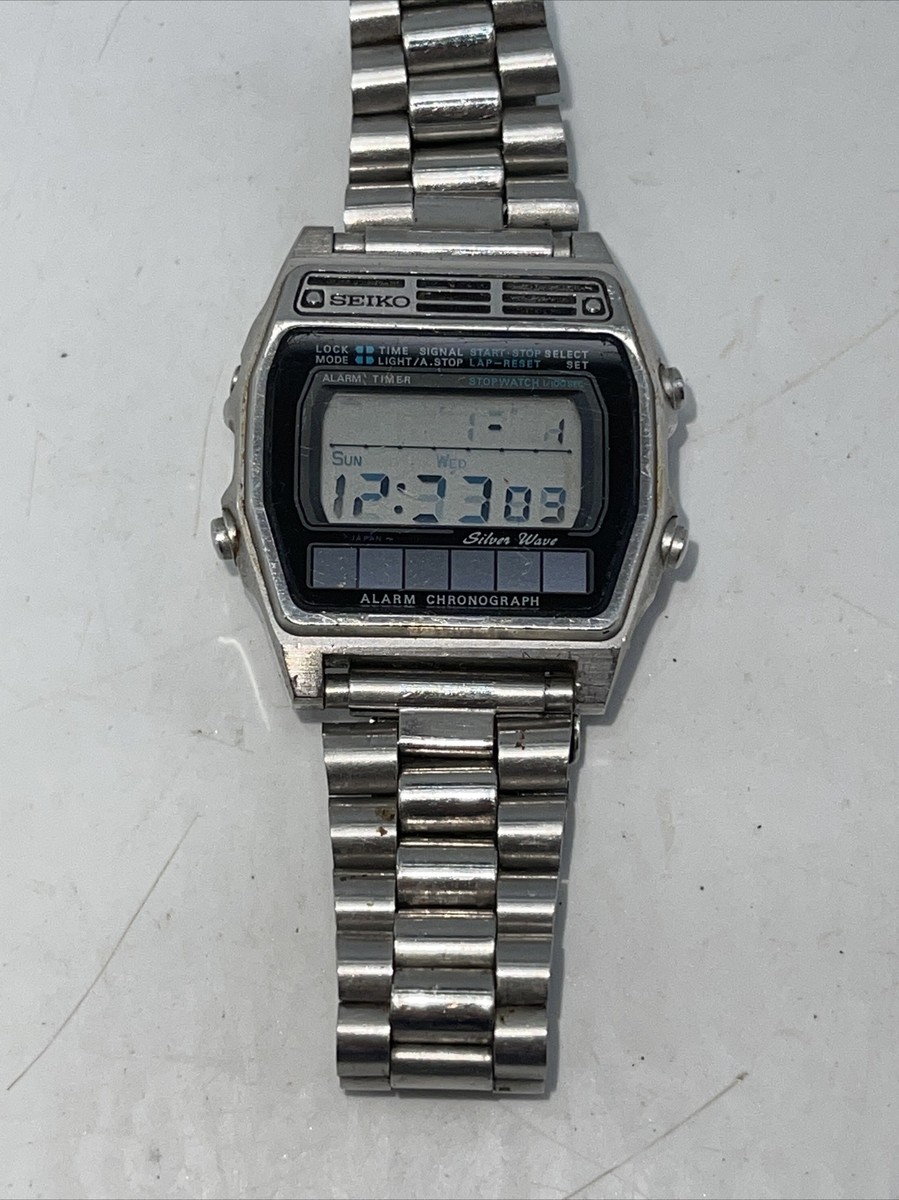 Seiko Silver Wave A258-5000 A2 Digi Alarm Chronograph 1980 Seiko Silver Wave A258-5000 A2 Digi Alarm Chronograph 1980