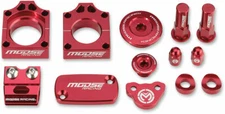 Moose Racing Bling Pack Billet Aluminum Red For Honda CRF 450 R 09-15 1231-0900