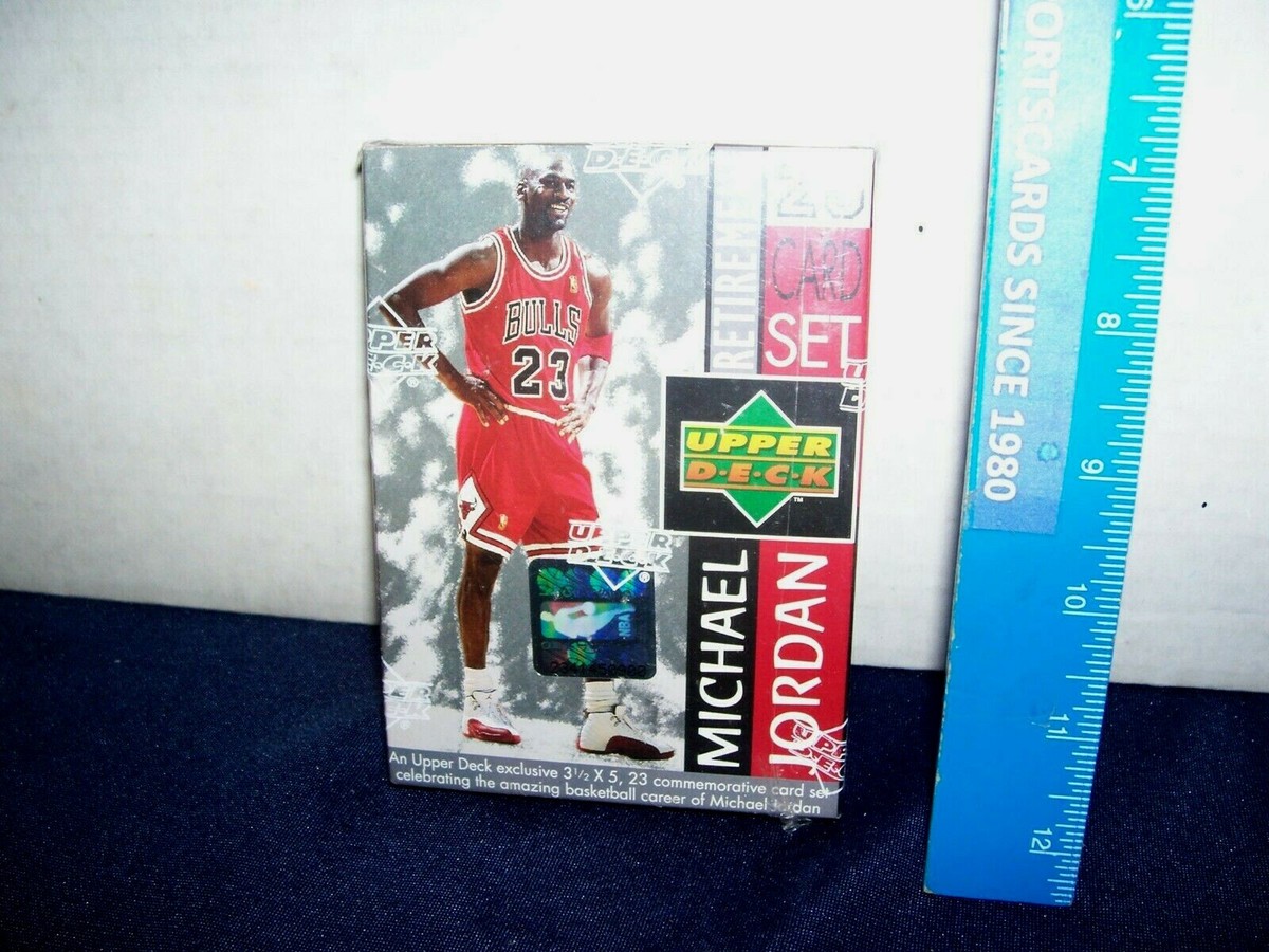 レア90S UPPERDECK JORDAN RETIREMENT CARD 1999 Upper Deck Michael Jordan Retirement CARD SET (23 Cards