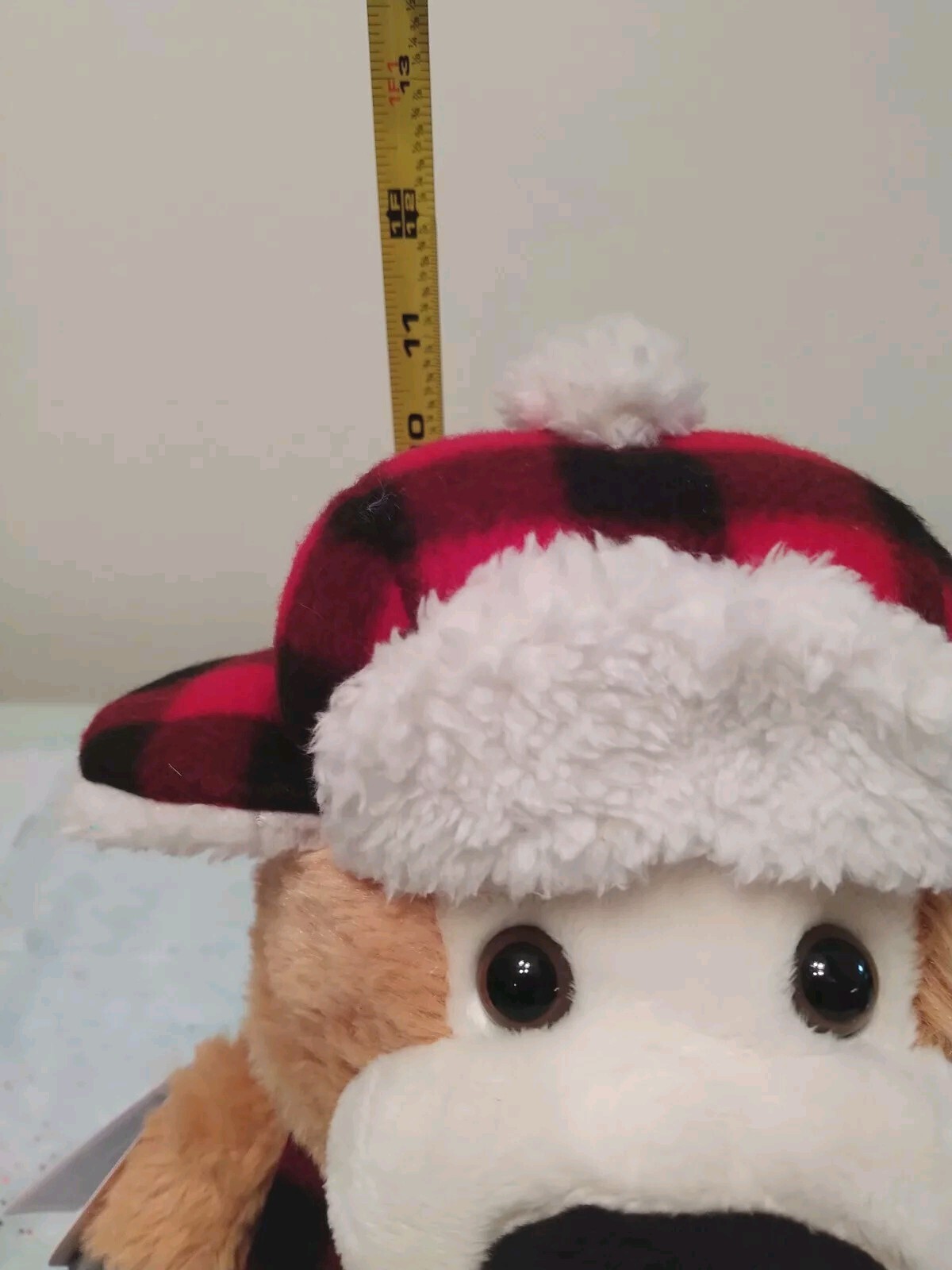 DanDee Animated 10" Beaver Christmas Musical Stuffed Plush "All I Want For XMAS"