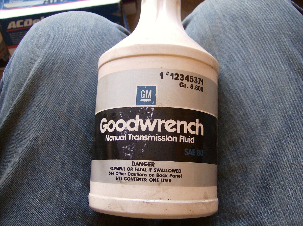 GENUINE GM 12345371 MANUAL TRANSMISSION FLUID SAE 80 | eBay