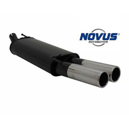 Novus Gruppe N Endschalldämpfer Sport Auspuff 2x76 rund Achsbogen für VW Golf 3 - Bild 2 von 3