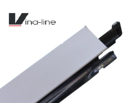 VINA-LINE Pack of 10 White 1200mm Cross Tee Aluminium Suspended Ceiling Tiles Grid Rails