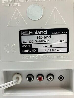 ROLAND MA-8 Speakers Stereo Micro Monitor Active Powered ROLAND MA-8 Speakers Stereo Micro Monitor Active Powered