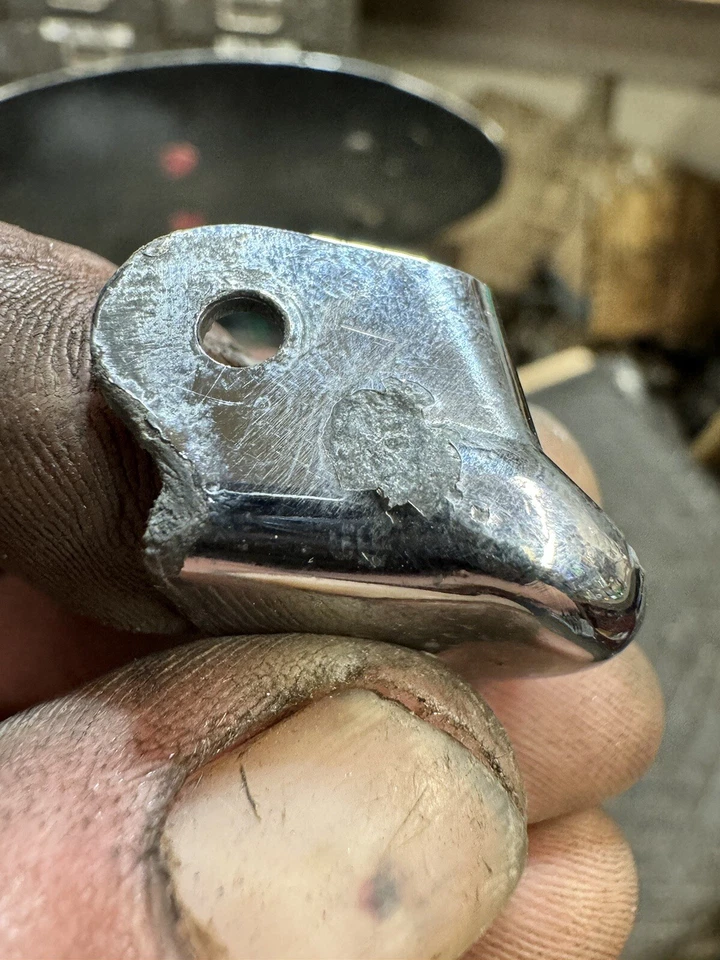 1961 1962 1963 1964 Lincoln Continental Convertible Pair Front Top Corner Trims - Image 2 of 4