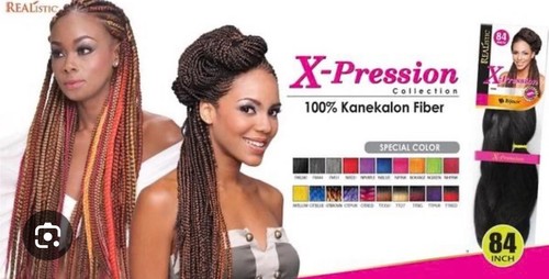 6 Pc Realistic X-pression 84 INCH 100% KANEKALON Braid Hair Extension TT27 - Picture 4 of 4