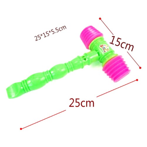 25cm Plastic Whistle Training Toddler Baby Kids Handle Hammer Noisy Whistl .xh - Photo 2/8