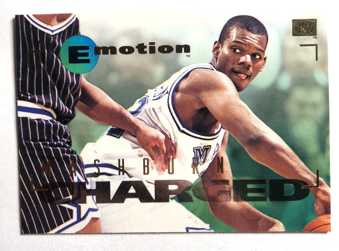 1994 SkyBox E-Motion Jamal Mashburn #21 Dallas Mavericks NEAR MINT NM