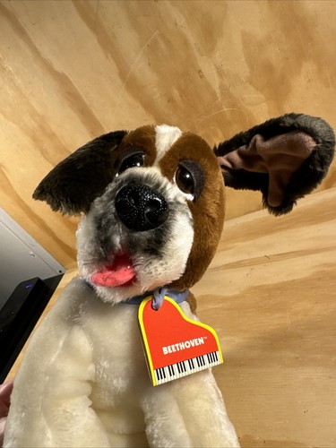 Beethoven's 2nd Hasbro 1993 Saint Bernard 12" Plush Stuffed Toy Dog w/ Tags - Picture 3 of 12