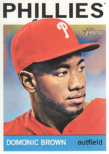 2013 Topps Heritage #135 Domonic Brown - NM