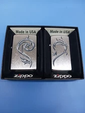 Zippo Heart Combo His and Her Lighter Set 28477