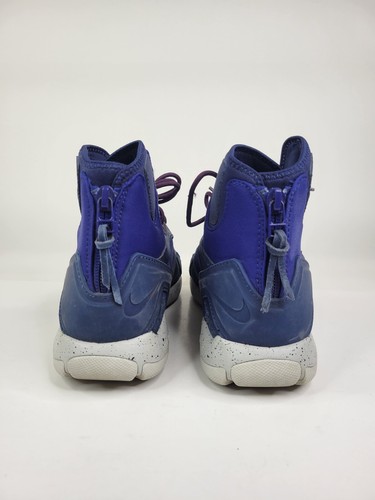 Nike Koth Mid Shoes Womens Size 8 Royal Blue Leather High Top Sneaker Boot - Picture 5 of 12