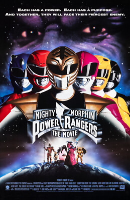 BB2444 Mighty Morphin Power Rangers The Movie 1995 Cast Movie Poster 11x17