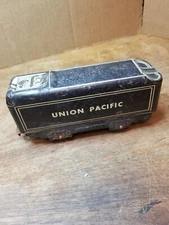 Marx O Gauge Union Pacific # 551 Black Coal Tender Vintage Tin Litho Train Car