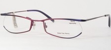 Vintage You's Eyeworks 229 43 Purple UNIQUE RARE EYEGLASSES GLASSES 50-19-134mm