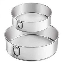 Sieve 6-Inch, 8-Inch Sieves Fine Mesh Strainer Set of 2 Stainless Steel Sifte...