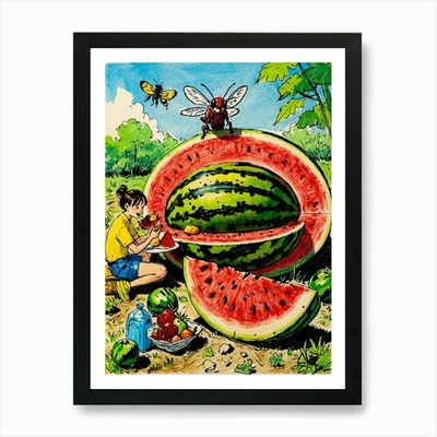 Default Draw Me A Group Of Ants Hos Framed Wall Art Poster Canvas Print Picture