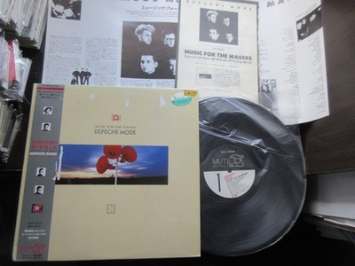 Depeche Mode Music for The Masses Japan Vinyl LP OBI VG Slv. ALI