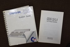 Commodore 128 Vintage Original System Guide Manual GeOS 2.0 Addendum Lot