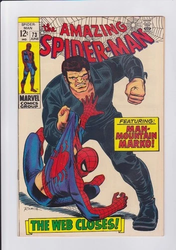 Amazing Spider-Man #73, June 1969 Marvel Comics,1st Man-Mountain Marko VF