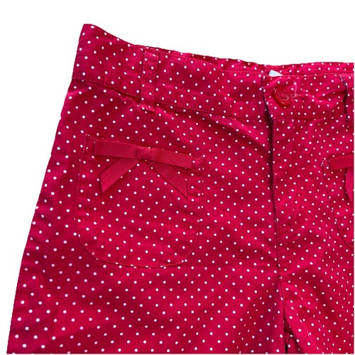 Gymboree Cherry Cute 2012 Red Polka Dot Bow Shorts Girl 10 - Picture 2 of 5
