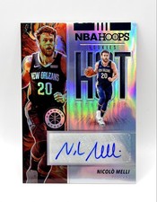 2019 Panini NBA Hoops Premium Stock - Hot Signature Rookies Nicolo Melli #HS-NML